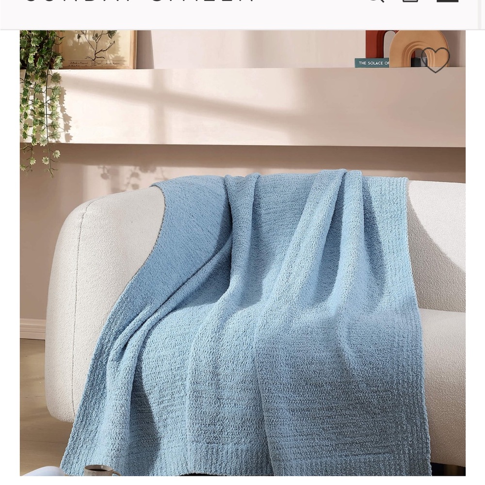 Sunday Citizen Snug Throw in DEW - Picture 3 of 3